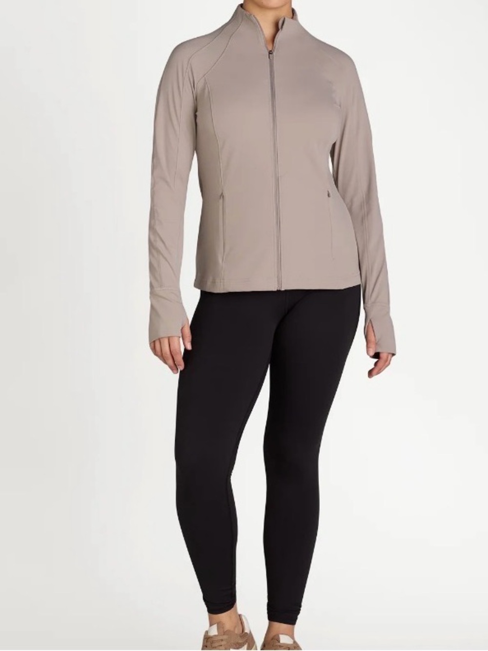 Avia Women's and Women's Plus SoftSculpt Zip-Up Active Jacket